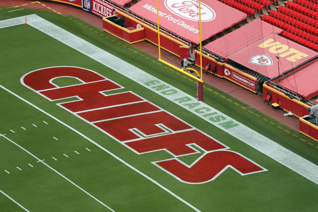 NFL Removes “End Racism” From End Zones