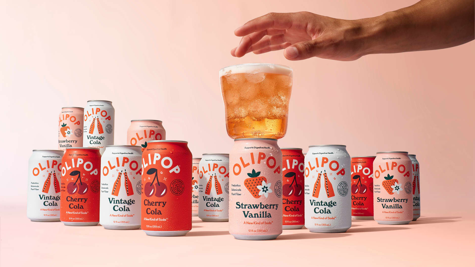 Olipop Prebiotic Soda Valued at .85 Billion in Funding Round